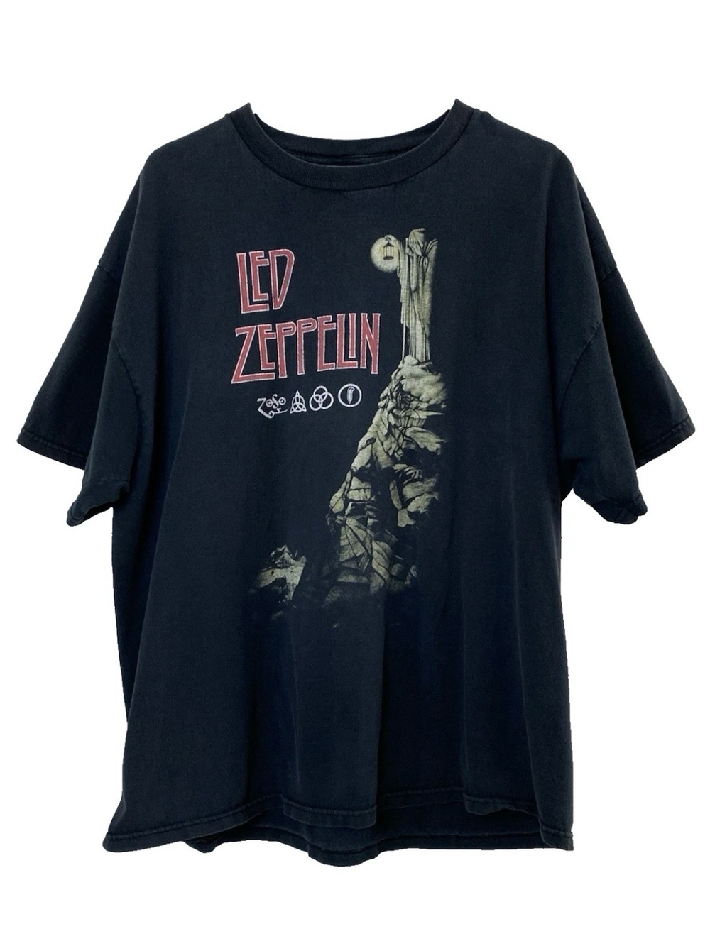 Vintage Early 2000s Led Zeppelin The Hermit Distressed T-Shirt - XL